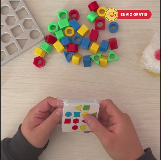 Rompecabezas Geometrix Multicolor Niños y niñas